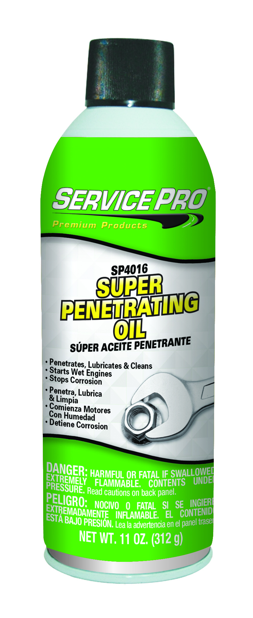 Service Pro Super Penetrating Oil | Container: 11 Oz Aerosol Can | Shipped as: Case of 12 x 12 oz Aerosol Cans - Lubricating Sprays